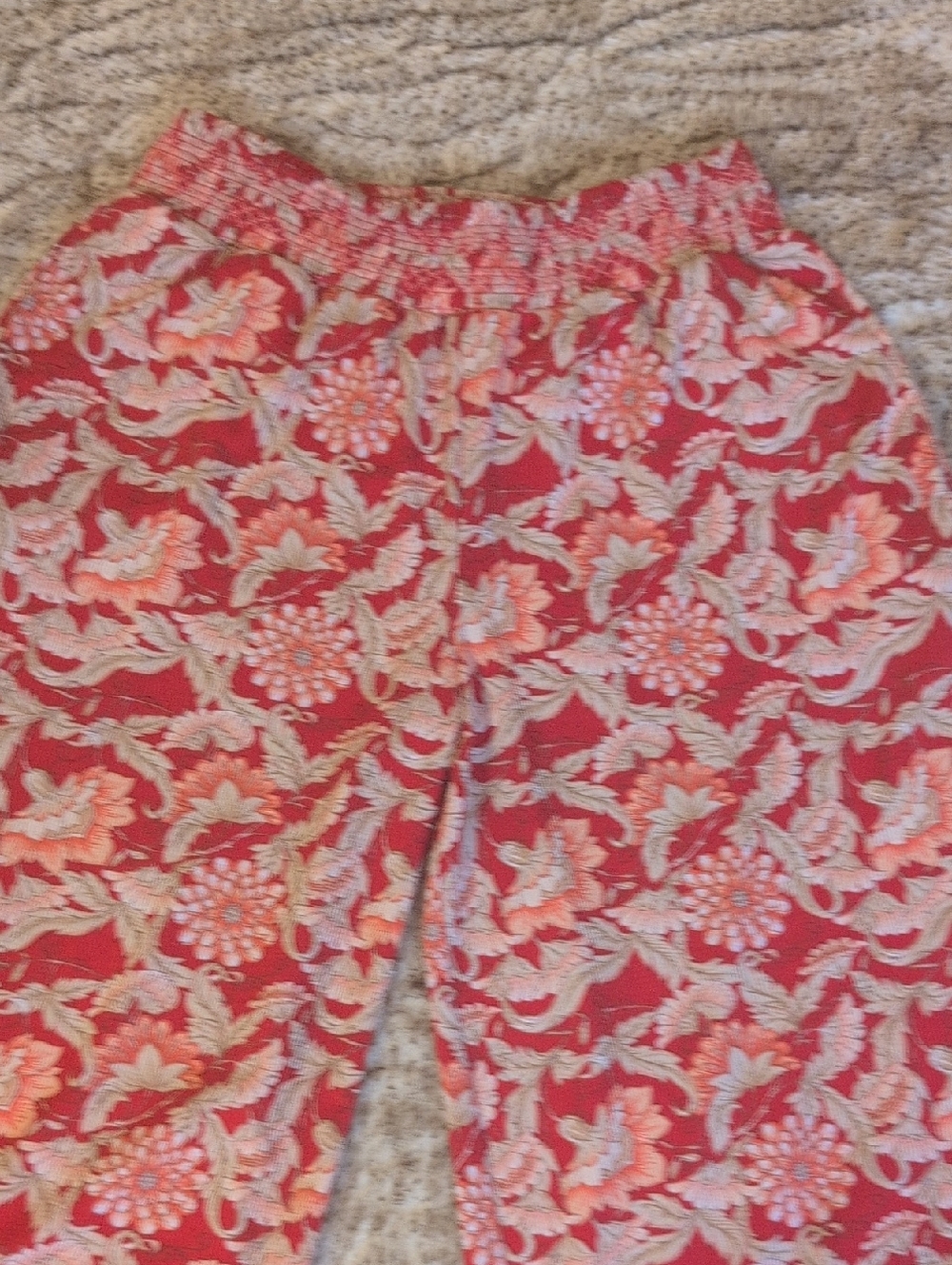 Cato Wide Leg Floral Boho Pants - Picture 3 of 6